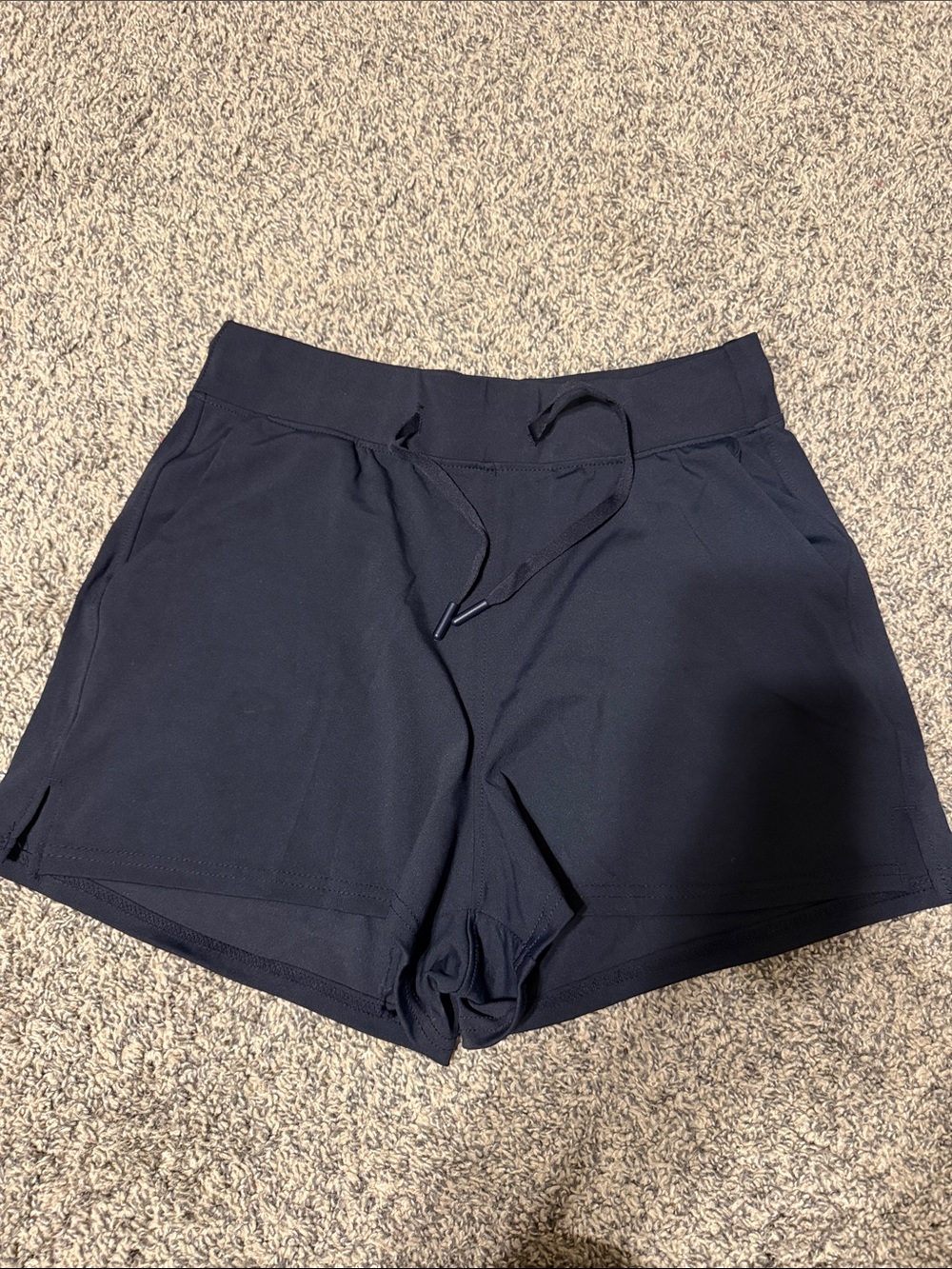 Amazon Women's Dark Navy Drawstring Athletic Shorts